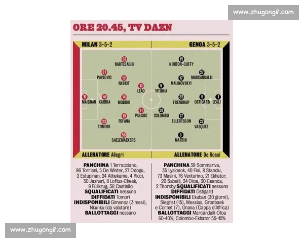 意甲最新赛程全解析与球队对战焦点盘点
